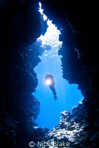 Diving the Jackfish Alley Caves, Red Sea by Nick Blake 
